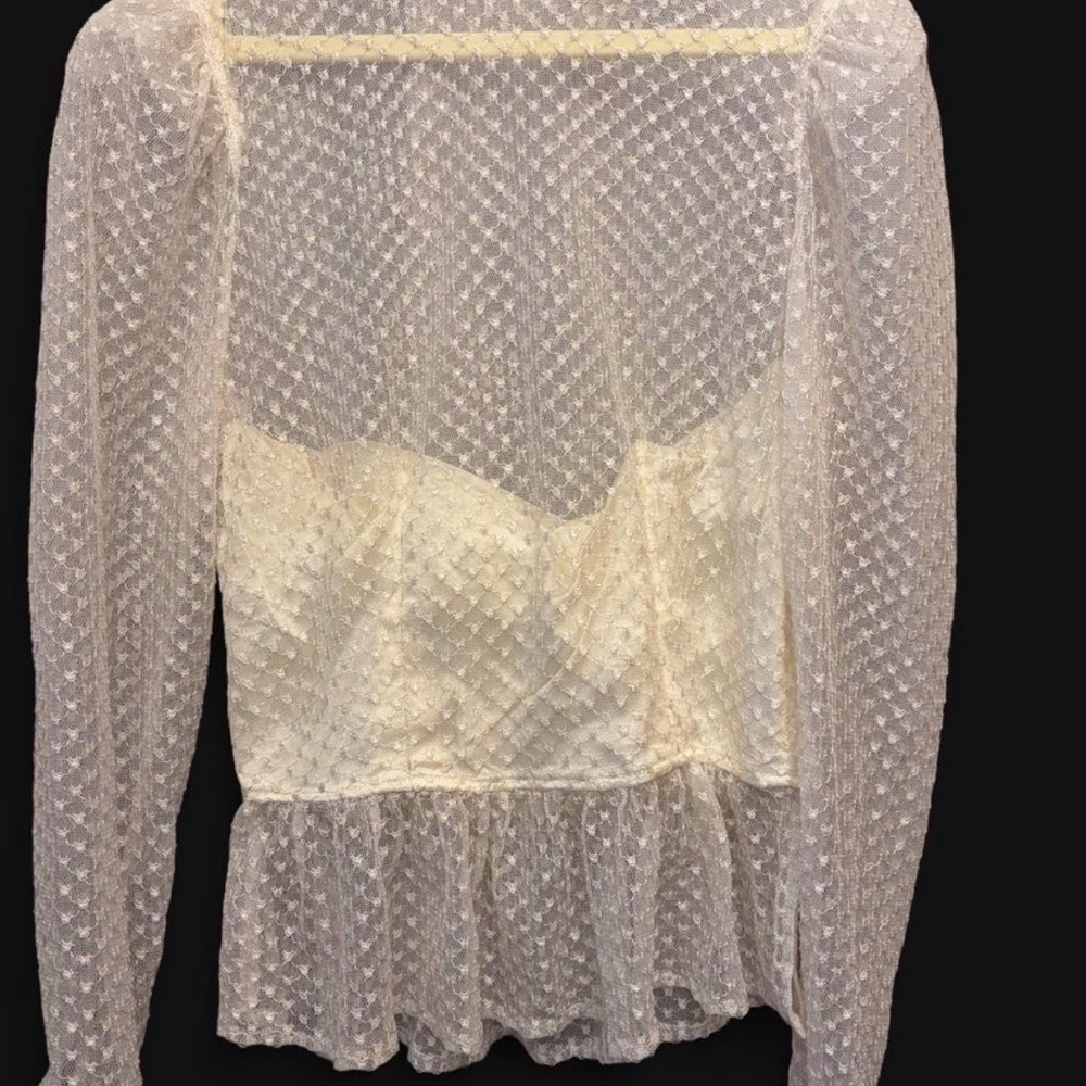 Vintage White Lace Top